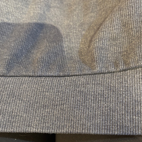 U.S. Polo 3XLT Navy Pull Over Cotton Blend 1/4 Zip Ribbed LS Pony Logo - Picture 10 of 15